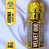 YUGOSMILE Purple OUD Attar 6ml | 100% Pure & Long-Lasting Attar | Unisex Luxury Roll-On Perfume Oil | Premium Arabic Fragrance for Men & Women